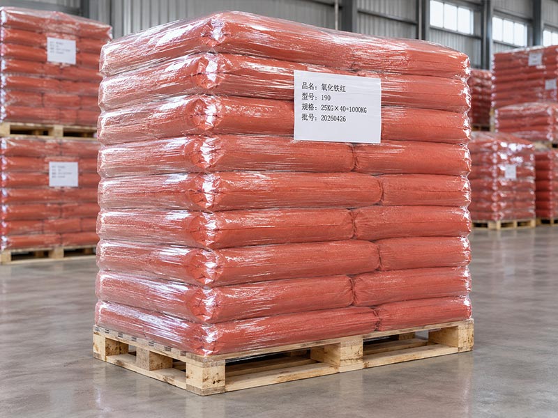 iron oxide red single pallet package